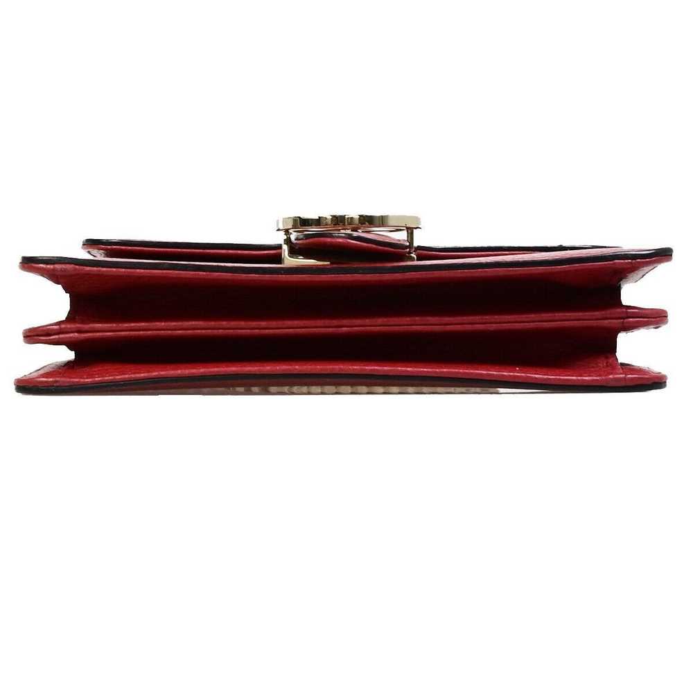 Gucci Interlocking Red Leather Shoulder Bag (Pre-… - image 7