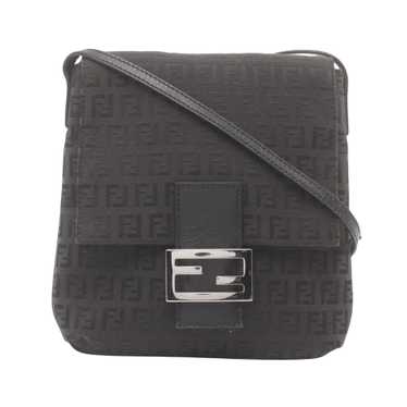 Fendi Baguette Black Canvas Shopper Bag (Pre-Owne… - image 1