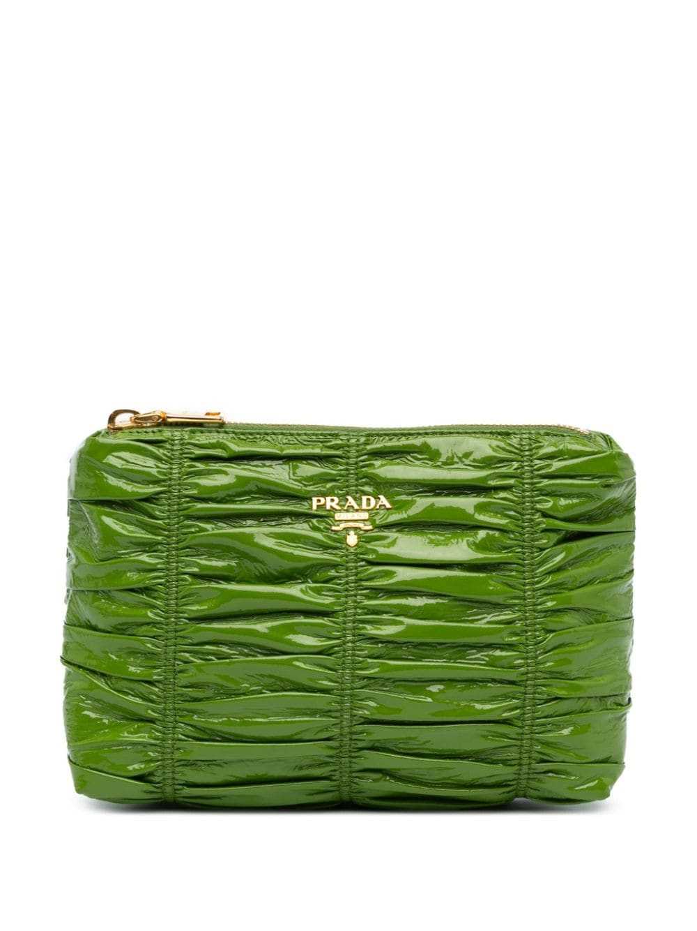 Prada Pre-Owned 21st Century Vernice Gaufre pouch… - image 1