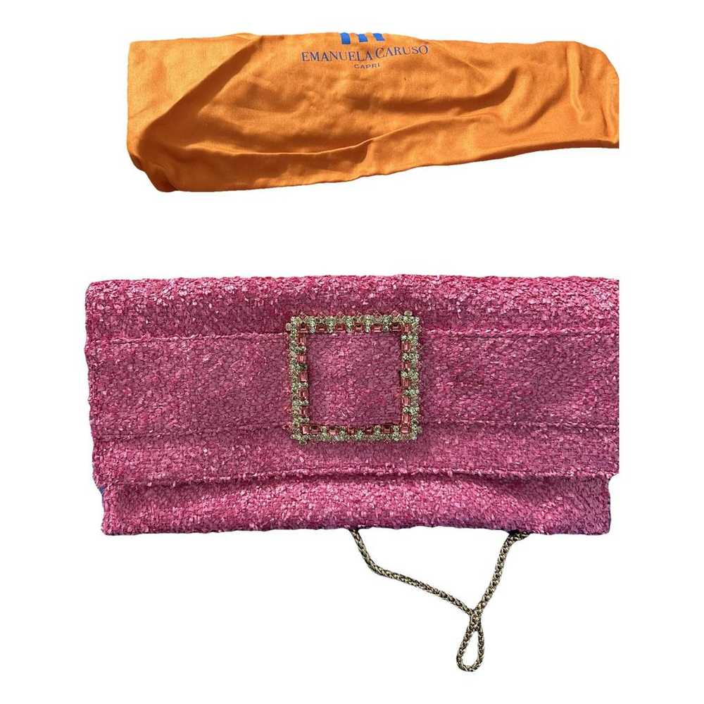 Emanuela Caruso Capri Glitter clutch bag - image 1