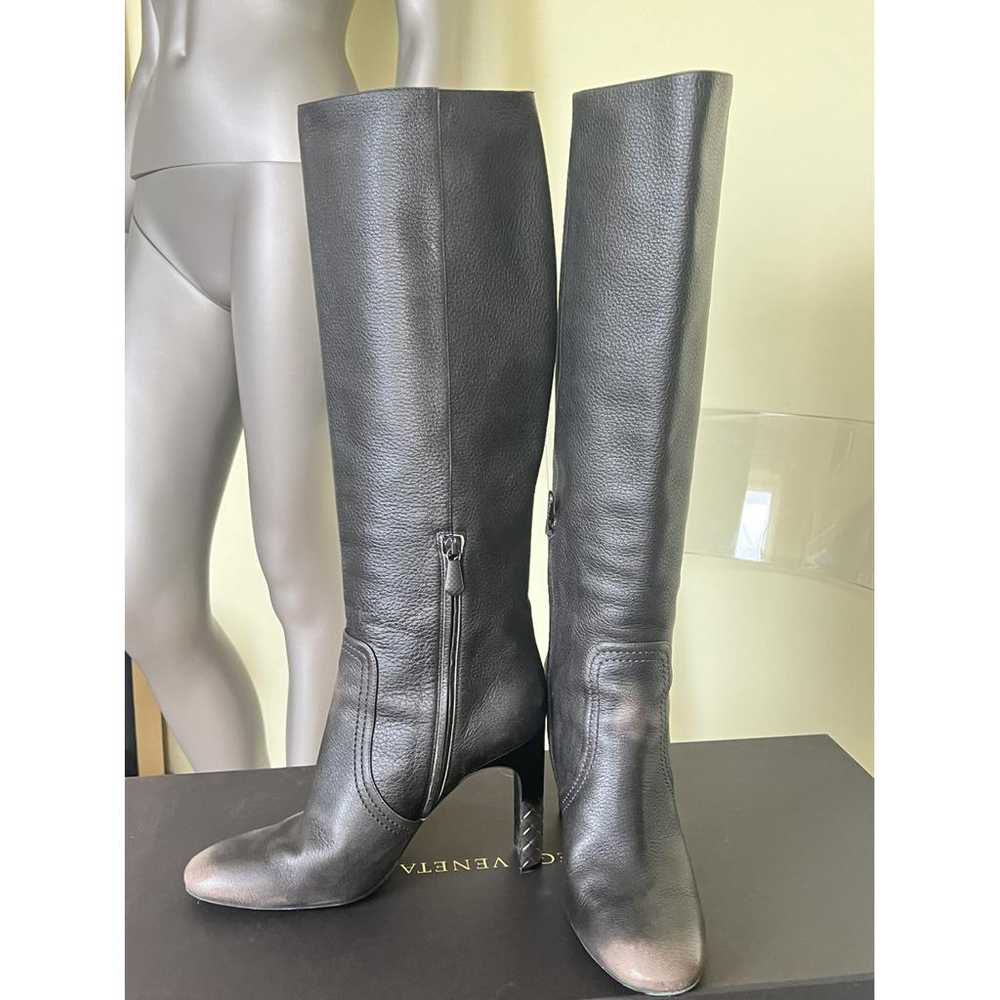 Bottega Veneta Canalazzo leather riding boots - image 5