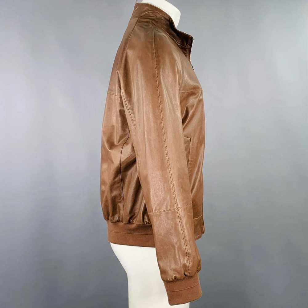 Brunello Cucinelli Leather jacket - image 3