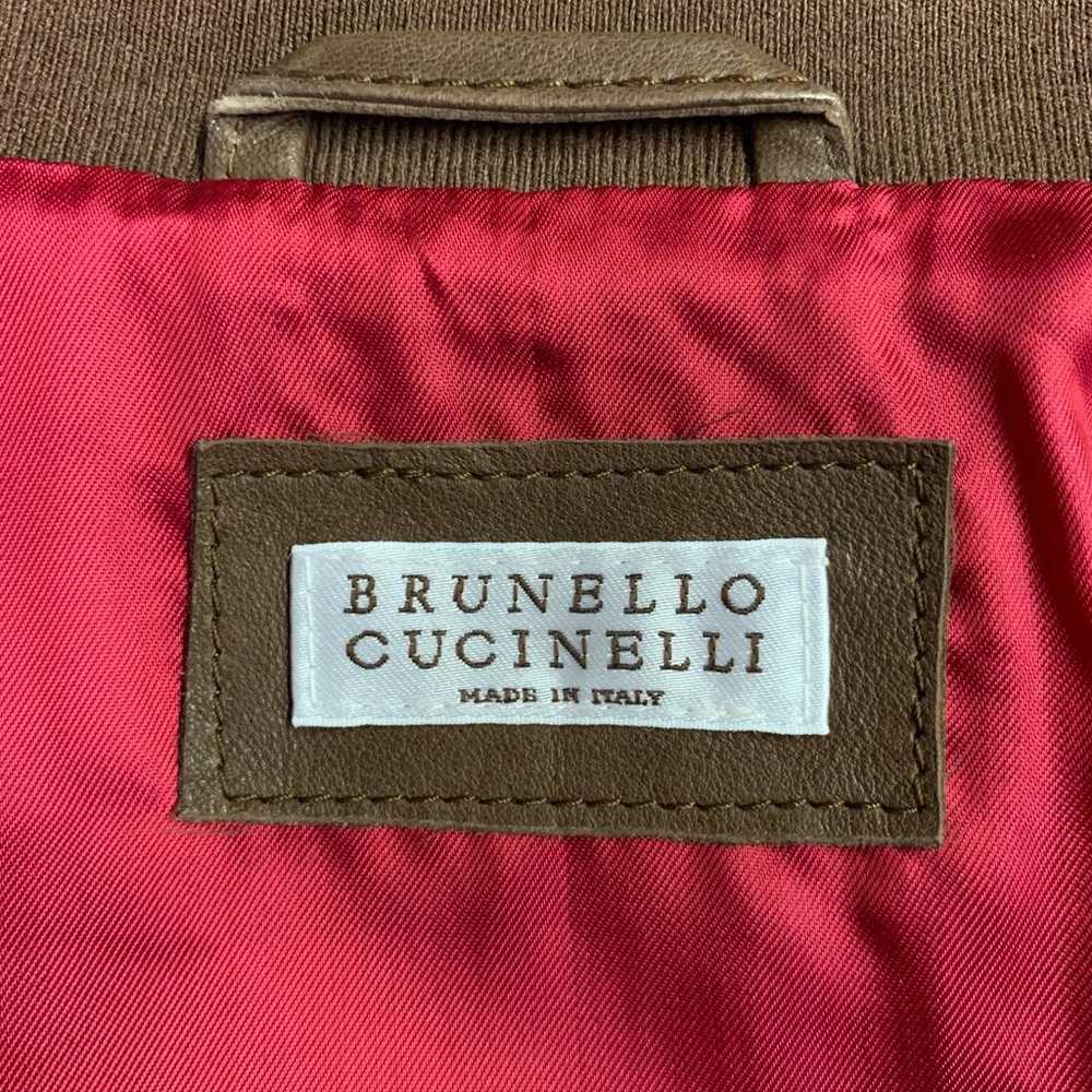 Brunello Cucinelli Leather jacket - image 6