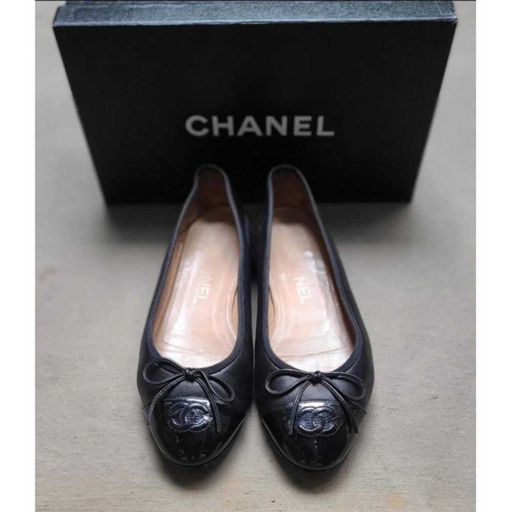 Chanel Cambon leather ballet flats - image 7