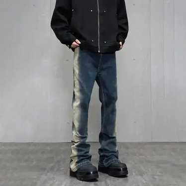 Distressed Denim × Streetwear × Vintage Casual Sl… - image 1