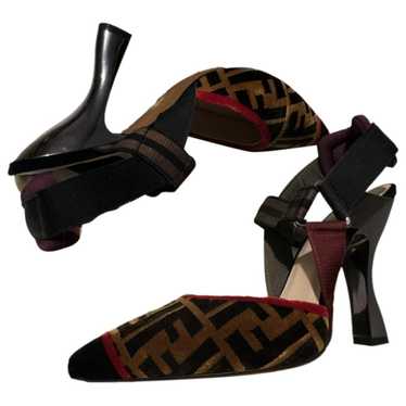 Fendi Colibri velvet heels - image 1