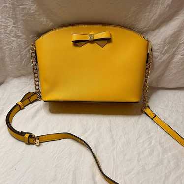 Women’s Purse Or Shoulder Bag ANNE KLEIN Yellow C… - image 1