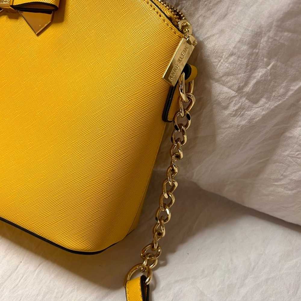 Women’s Purse Or Shoulder Bag ANNE KLEIN Yellow C… - image 2