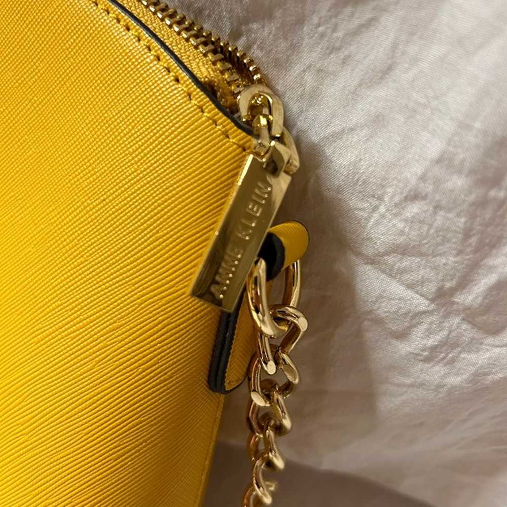 Women’s Purse Or Shoulder Bag ANNE KLEIN Yellow C… - image 3