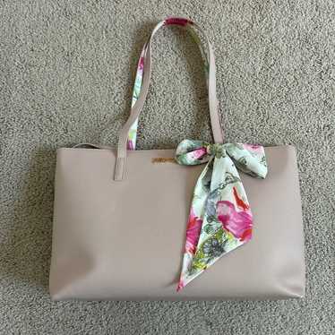 Betsy Johnson Pink and Floral Purse