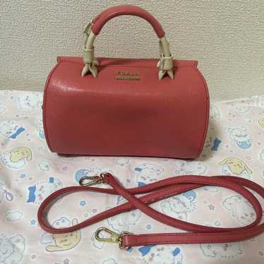 FURLA Pink Boston Bag Shoulder Bag Venus Boston Ba