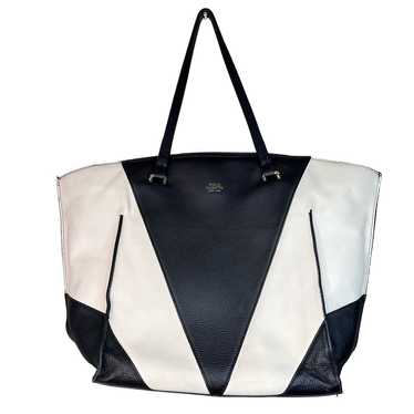 Vince Camuto Black and White Tote Bag