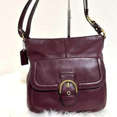 Coach Leather Shoulder Bag