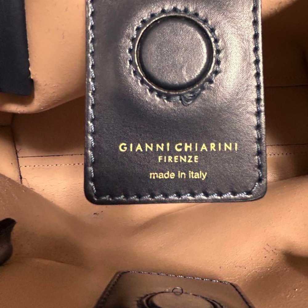 GIANNI CHIARINI Navy Leather Bag - image 3