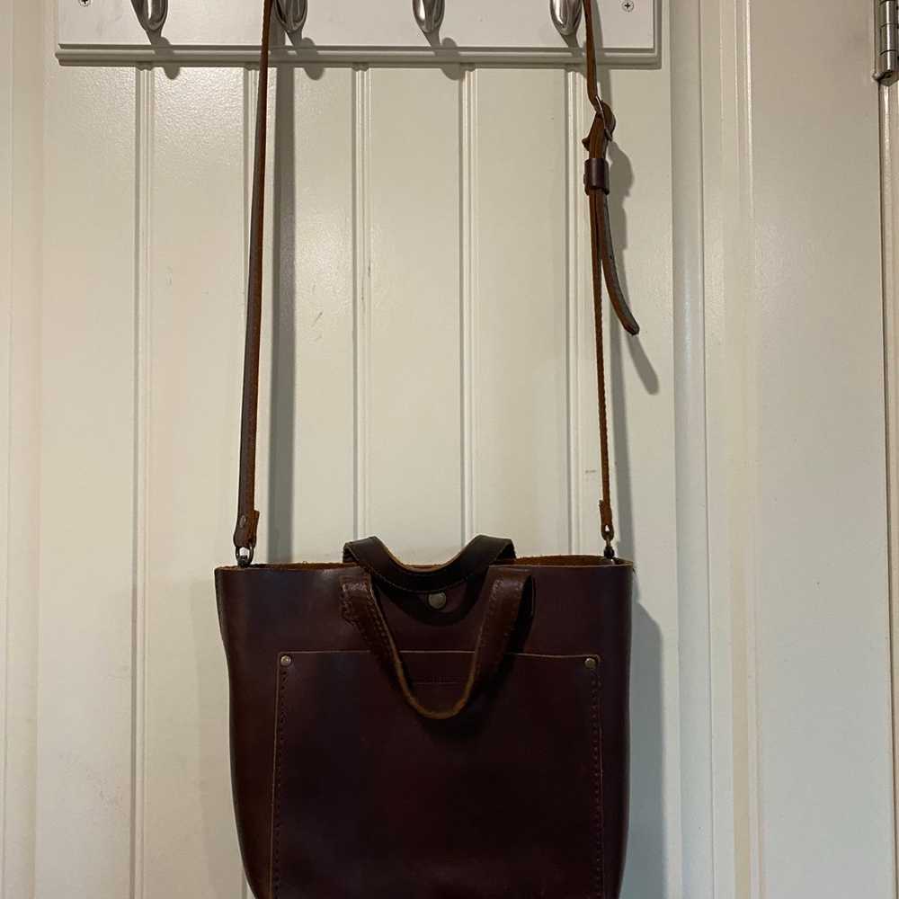 Portland leather goods side bag - image 1