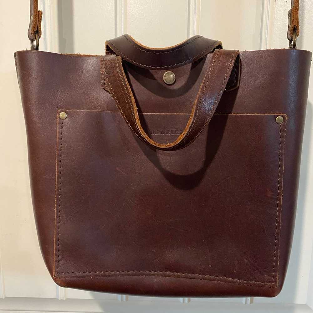 Portland leather goods side bag - image 2