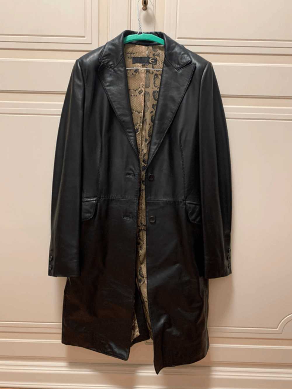 Just Cavalli × Leather Jacket × Roberto Cavalli J… - image 1