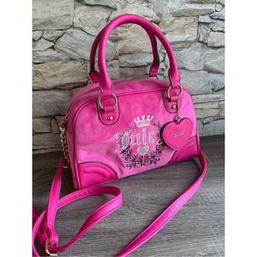 Hot Pink Velour Juicy Couture Satchel