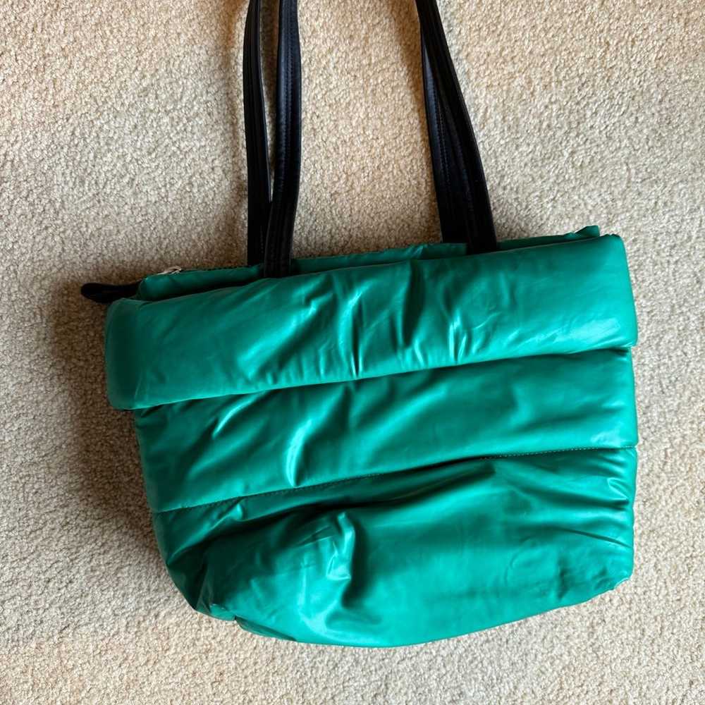 Kate spade puffed puffy zipped tote bag - image 3