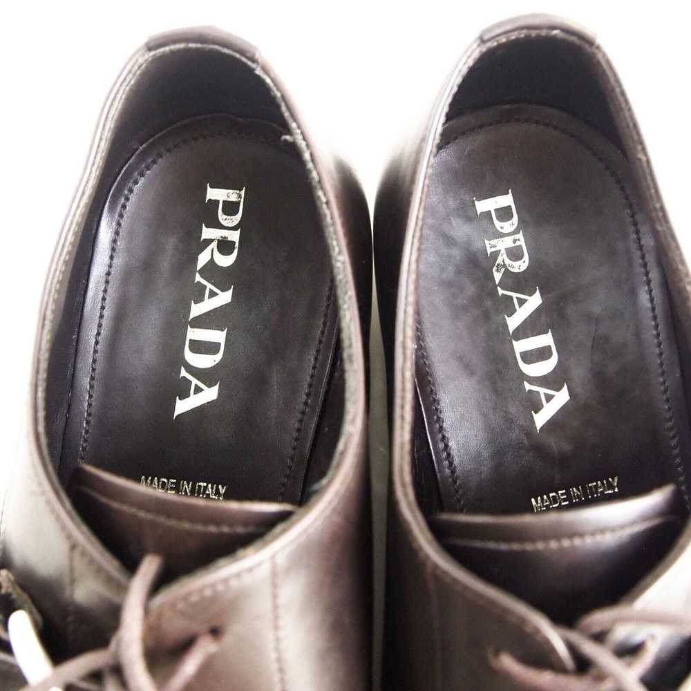 Prada Prada Derby Oxfords Brown Leather 2P2650 EU… - image 10