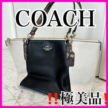 ‼️COACH‼️ Tote Bag - Leather - Like New - Beautif… - image 1