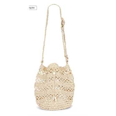 L*SPACE Nova Raffia Crossbody Bag Natural 14x11.5x