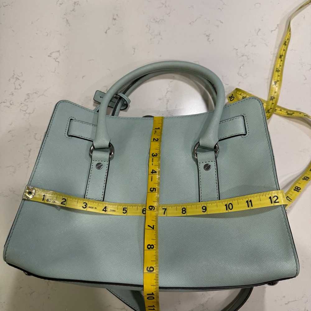 Michael Kors Celadon Hamilton East West Saffiano … - image 2