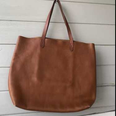 Large madewell buy tote leather