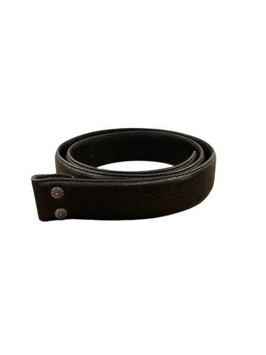 Chrome Hearts Black Leather Belt Strap (Size 34)