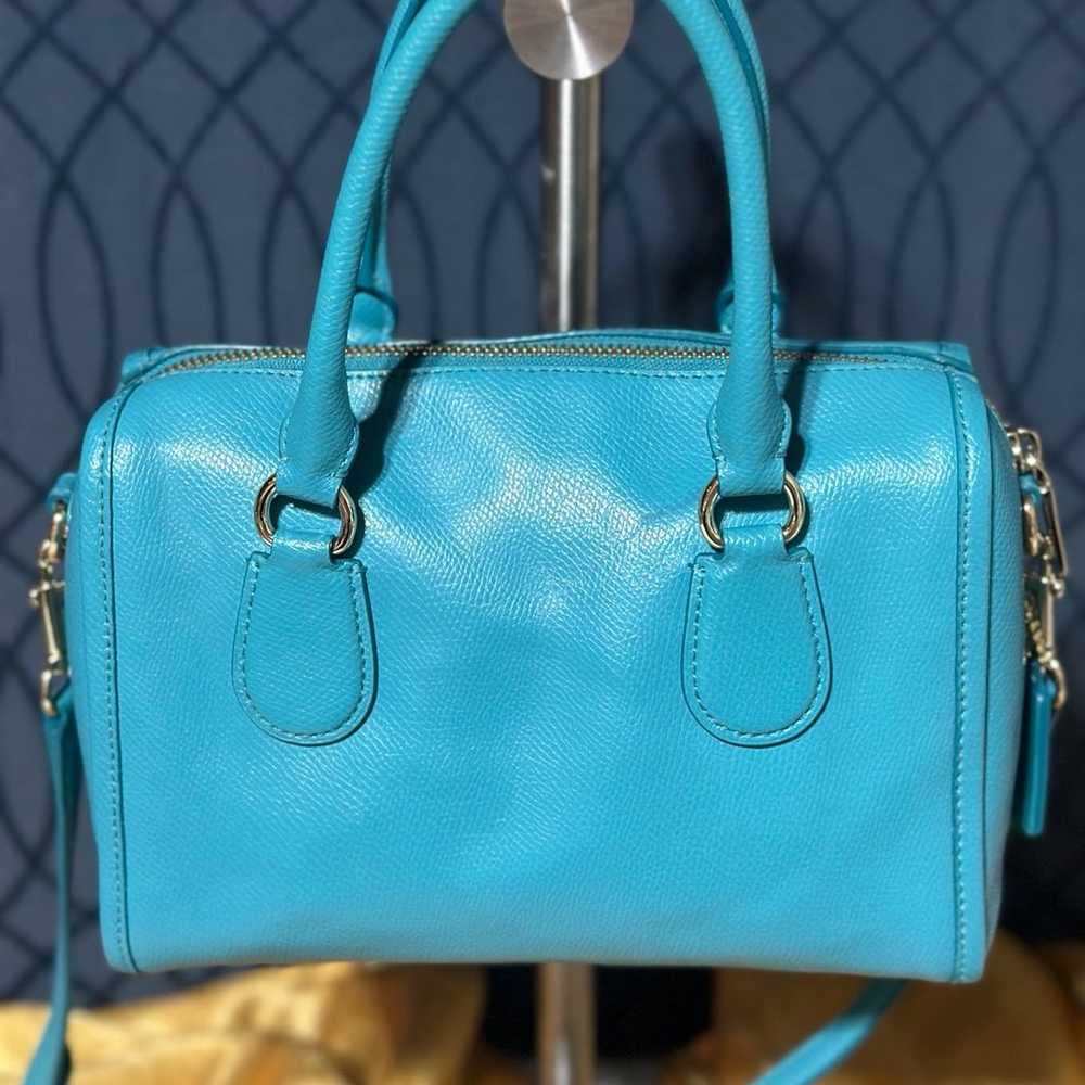 BEAUTIFUL! Coach Mini Bennett Vibrant Blue Satche… - image 2