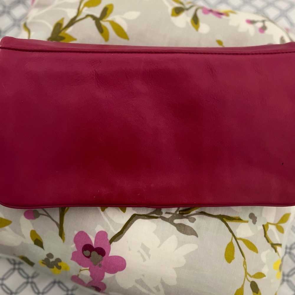 TORY BURCH MAGENTA TEXTURE LEATHER - image 7