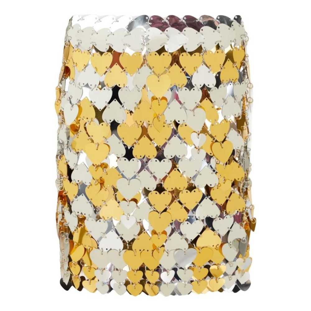 Paco Rabanne Glitter mini skirt - image 1