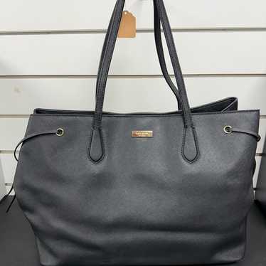 Black Kate Spade Leather Tote Bag Large NWOT