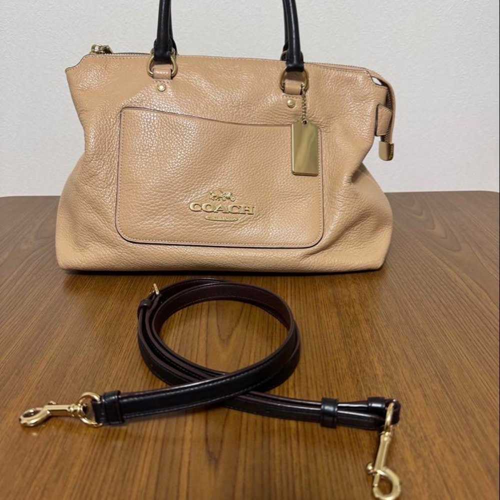 COACH Coach Bag Shoulder Bag D1881 Beige - image 7