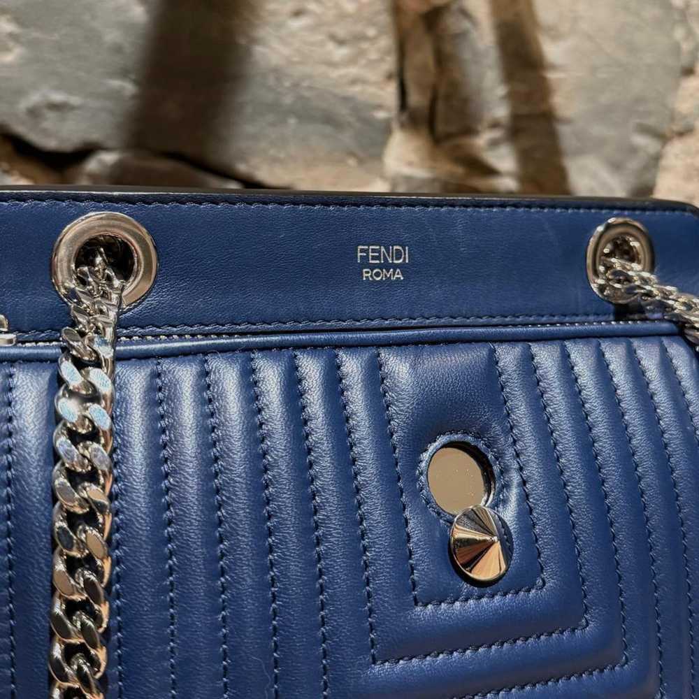 Fendi Dot Com leather handbag - image 4