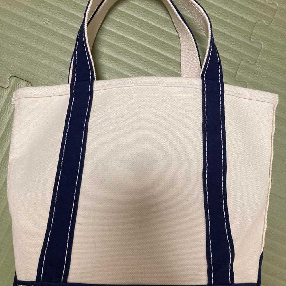 LL Bean Tote Bag Navy - image 4