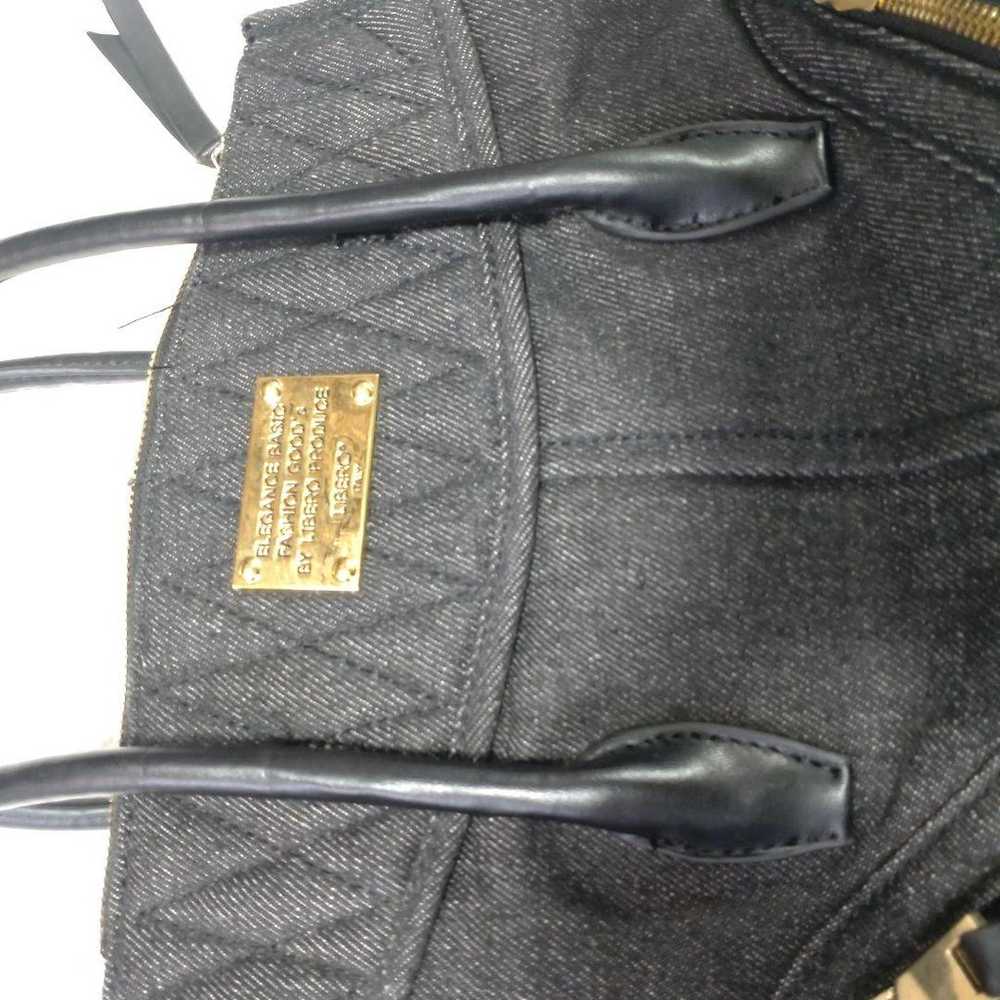 LIBERO ITALY Denim Made in Italy Shoulder Bag wit… - image 12