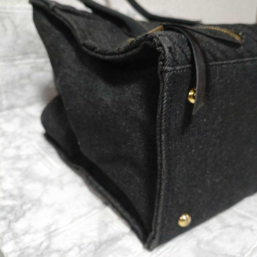 LIBERO ITALY Denim Made in Italy Shoulder Bag wit… - image 5