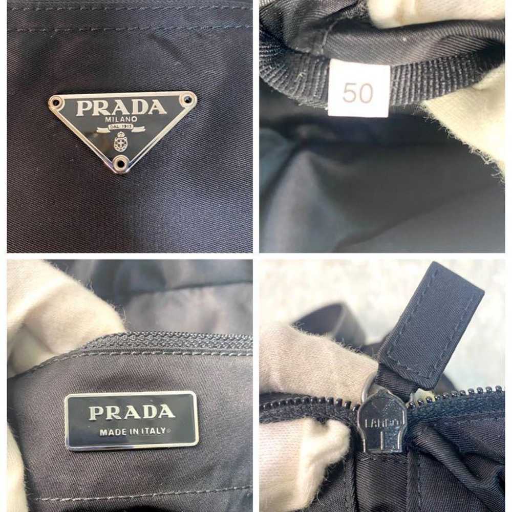 [Unused Grade] PRADA Handbag Nylon Black Boston B… - image 11