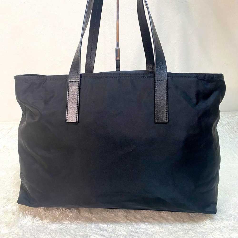 [Unused Grade] PRADA Handbag Nylon Black Boston B… - image 3