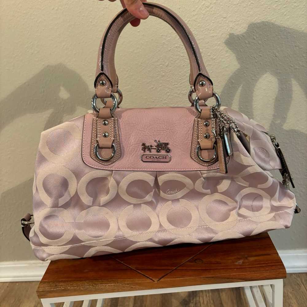 Vintage y2k Coach Pink Madison Sabrina Satchel Ba… - image 2