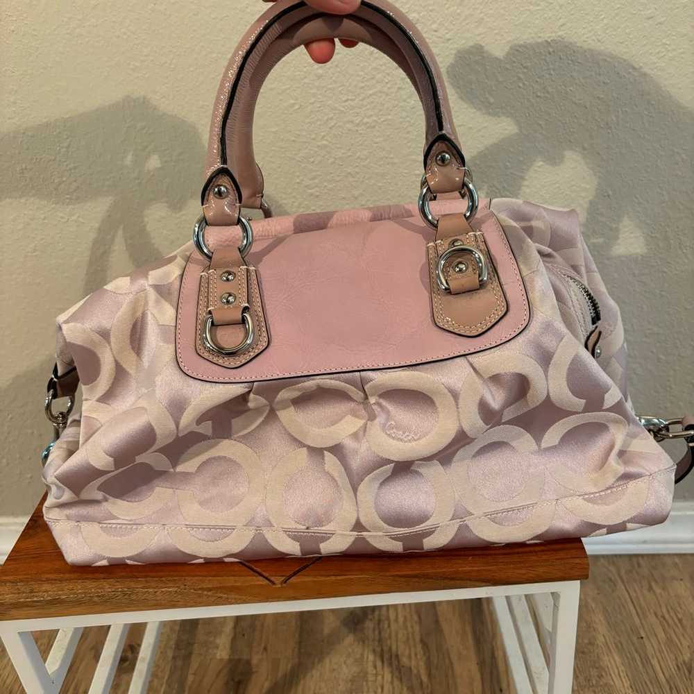 Vintage y2k Coach Pink Madison Sabrina Satchel Ba… - image 3