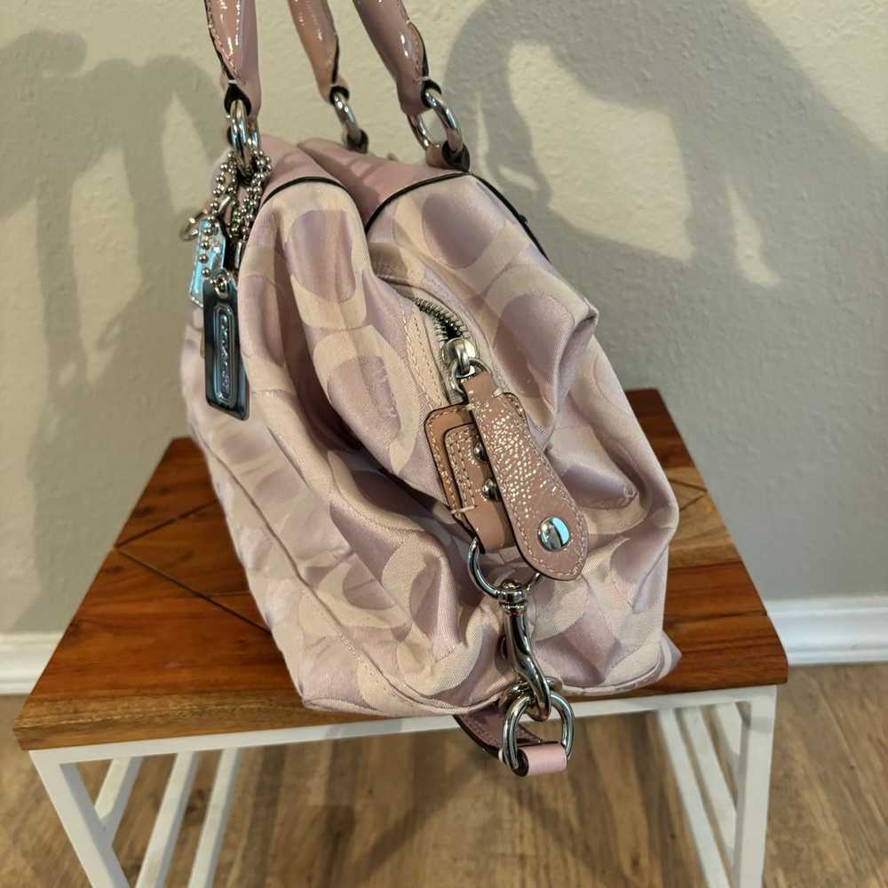 Vintage y2k Coach Pink Madison Sabrina Satchel Ba… - image 5