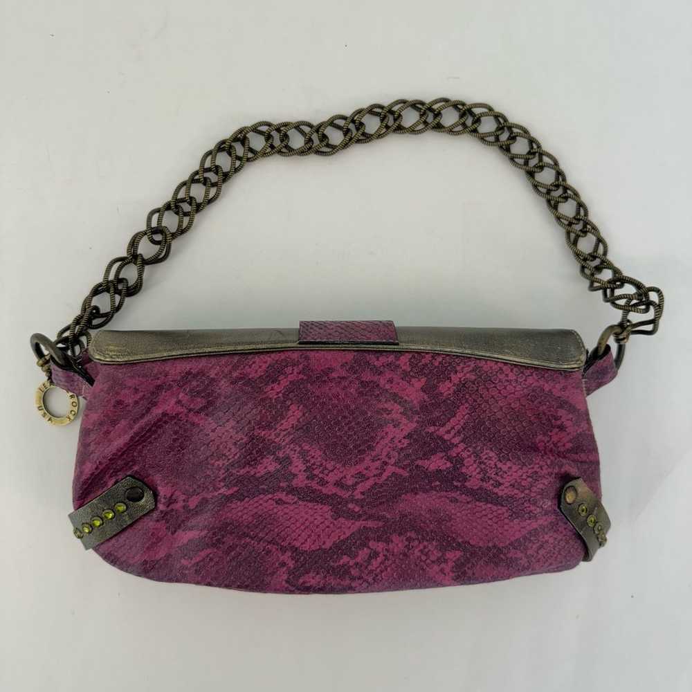 Leatherock Rare Vintage Baguette Shoulder Bag Emb… - image 6