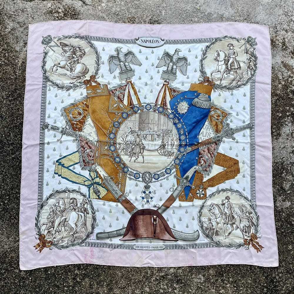 Hermes Hermès Napoleon Silk Scarf - image 3