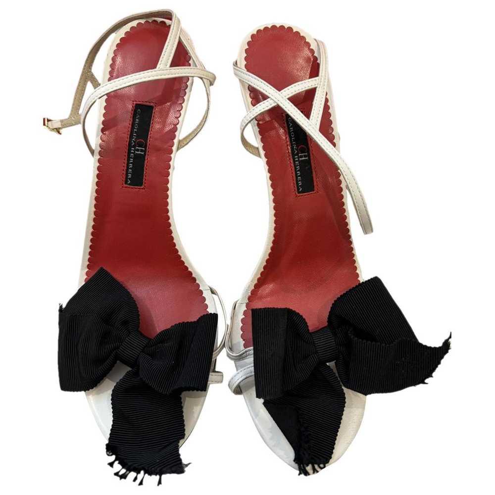 Carolina Herrera Leather sandal - image 1