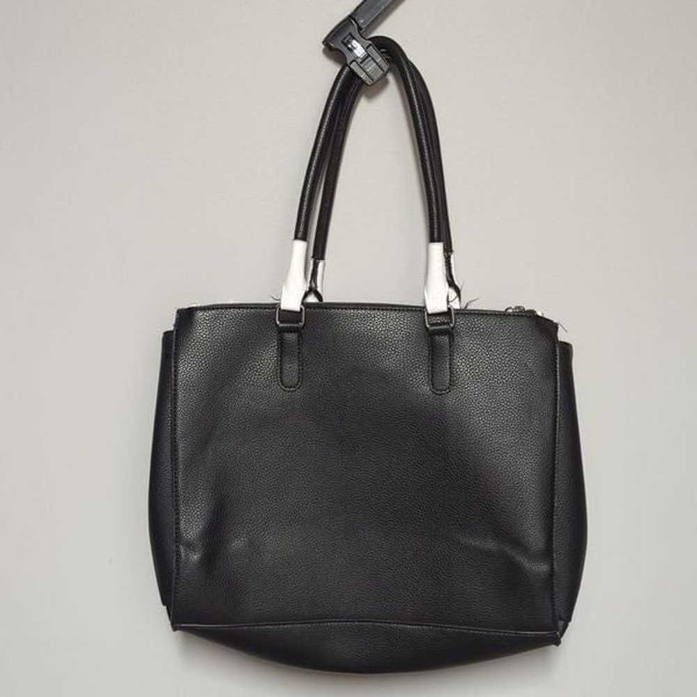 Guess Black and White Satchel - image 3