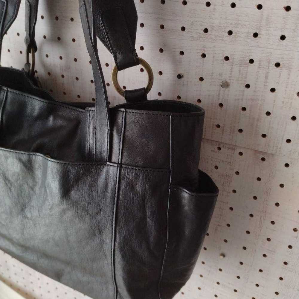 Excellent condition! Agnès B. Voyage Leather Tote… - image 11