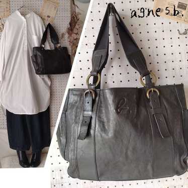 Excellent condition! Agnès B. Voyage Leather Tote… - image 1