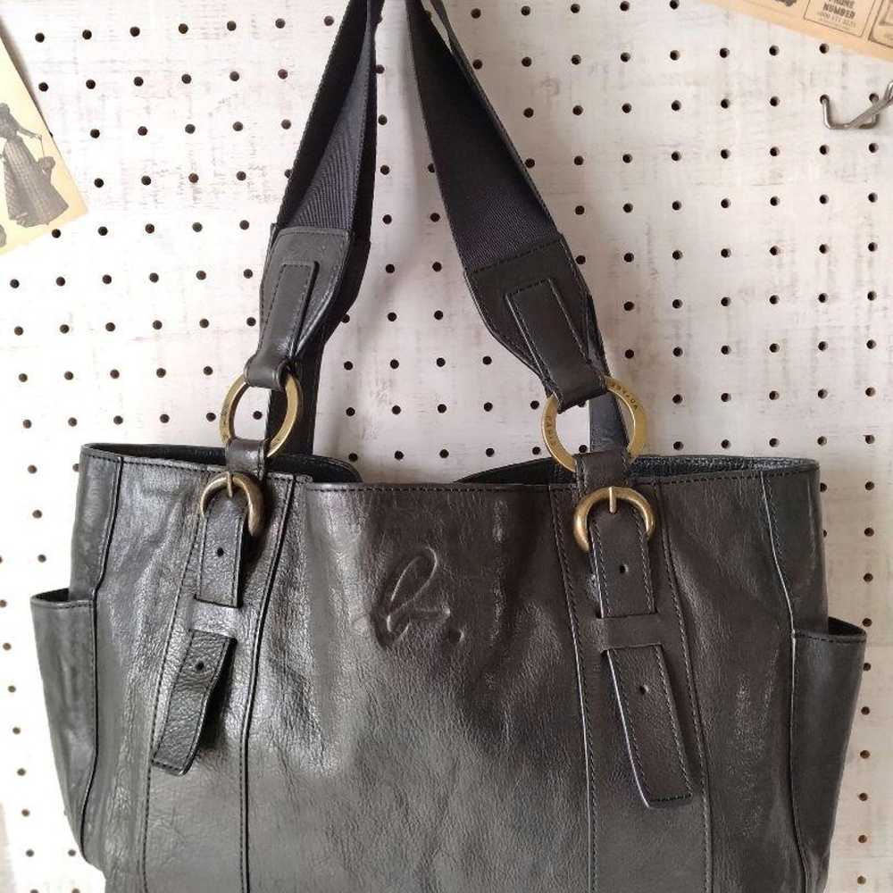 Excellent condition! Agnès B. Voyage Leather Tote… - image 2